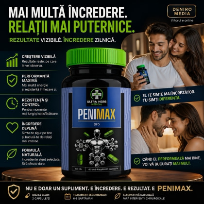 Capsule Pentru Mărire Penis Penimax Pro 60buc