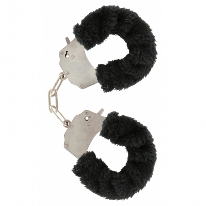 Pachet Set Limited Edition Lovers Fantasy Negru + Cătușe Furry Fun Cuffs Negru