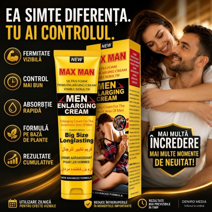 Cremă Mărire Penis Maxman Galben 50ml
