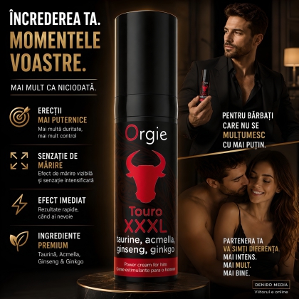 Cremă Pentru Erecție Touro 3XL 15ml