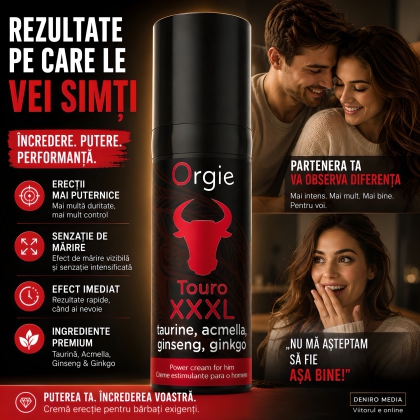 Cremă Pentru Erecție Touro 3XL 15ml