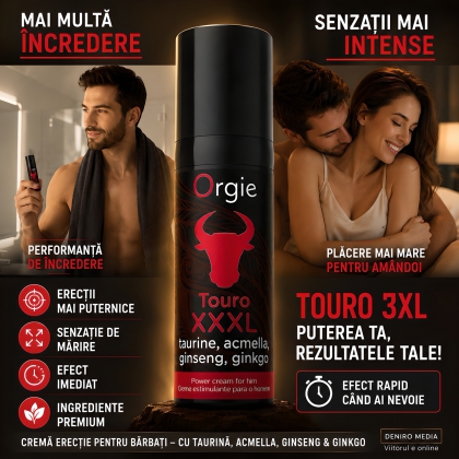 Cremă Pentru Erecție Touro 3XL 15ml