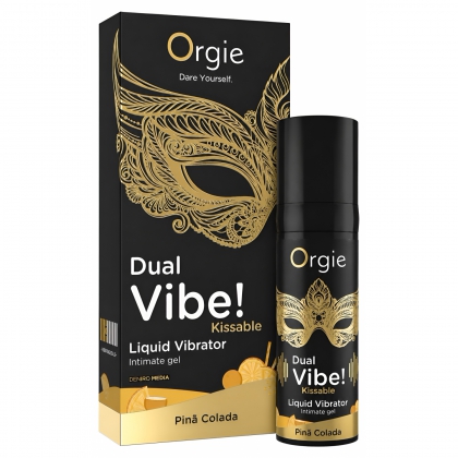 Dual Vibe Pina Colada Kissable Liquid Vibrator