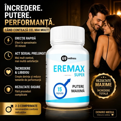Eremax Pastile Erecție 15 capsule