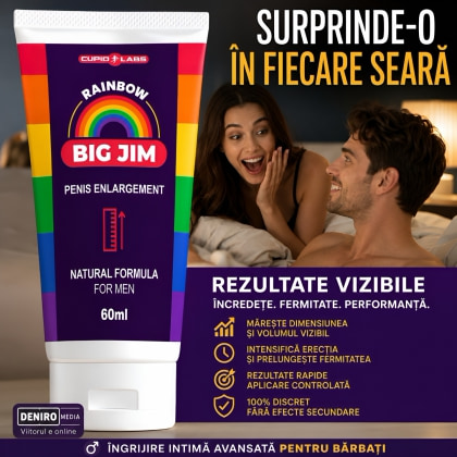 Gel De Mărire A Penisului Rainbow Big Jim 60ml