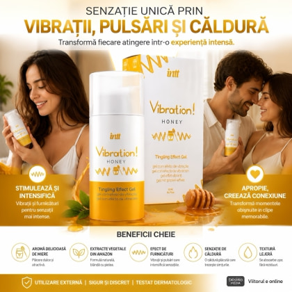 Gel De Vibrație Cu Efect De Furnicături 15 ml