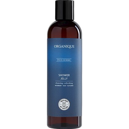 Gel dus barbati cu rozmarin si matase Organique 250ml