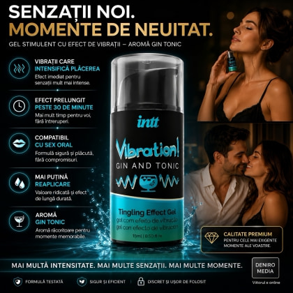 Gel Stimulare Vibration 15 ml Gin Tonic