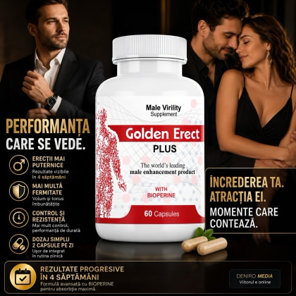 Golden Erect 60 Capsule Pentru Erecție și Volum Masculin 60buc