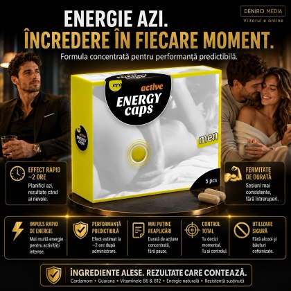 HOT Ero Men Energy Caps 5 Capsule Pentru Potență