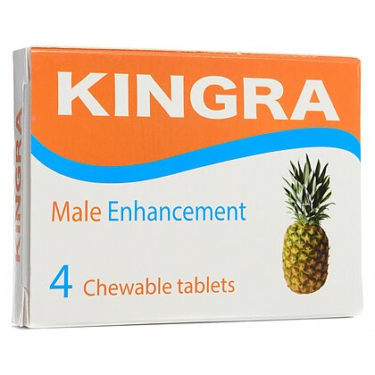 Kingra Enhancer For Men Chewable Tablets 4 buc