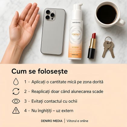 Lubrifiant Anal Hibrid cu Alunecare Durabilă 120 ml