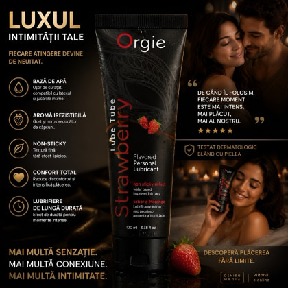 Lubrifiant Aromat Orgie Lube Tube Strawberry 100ml