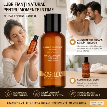 Lubrifiant De Masaj YESforLOV Organic 100ml