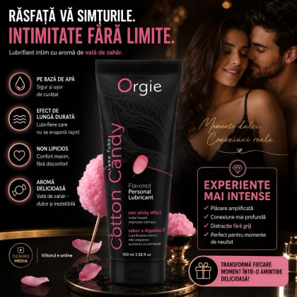 Lubrifiant Tube Cotton Candy 100 ml