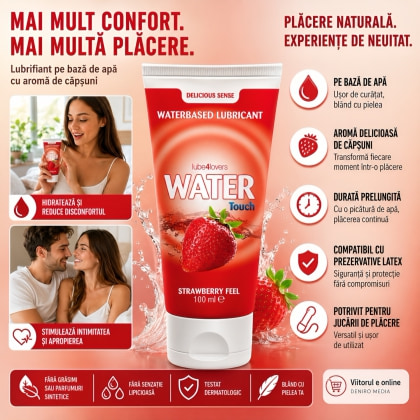 Lubrifiant Water Touch Căpșuni 100ml