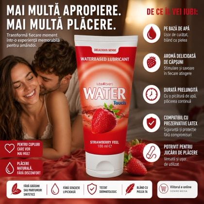 Lubrifiant Water Touch Căpșuni 100ml