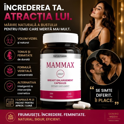 Mammax Capsule Pentru Mărirea Bustului 30buc