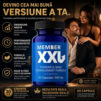 Member XXL Capsule Din Plante Pentru Mărirea Penisului 60buc