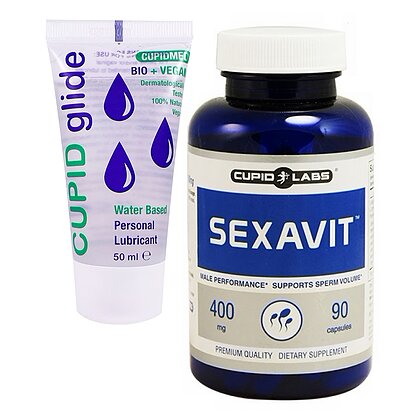 Pachet Promo Sexavit Potență 90 capsule + Lubrifiant Bio Cupid Glide