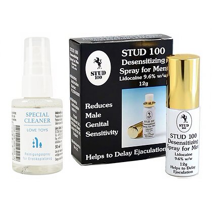 Pachet Spray Stud 100 Original Și Special Cleaner Love Toys 50ml