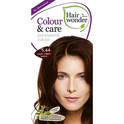 Vopsea Par Naturala Colour And Care 3.44 Dark Cooper Brown Hairwonder