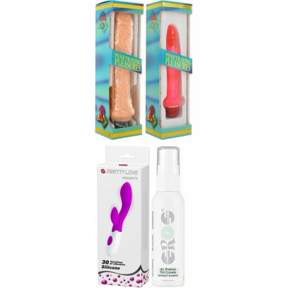 Pachet Plăcere Intensă: Kit Vibratoare, Anal Și Igienă