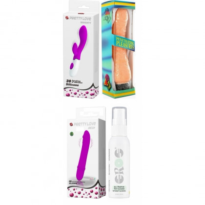 Pachet Extaz Total: 3 Vibratoare + Igienă