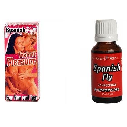 Pachet Picaturi Afrodisiace Spanish Fly 20ml + Afrodisiac Spanish Instant Pleasure 15ml