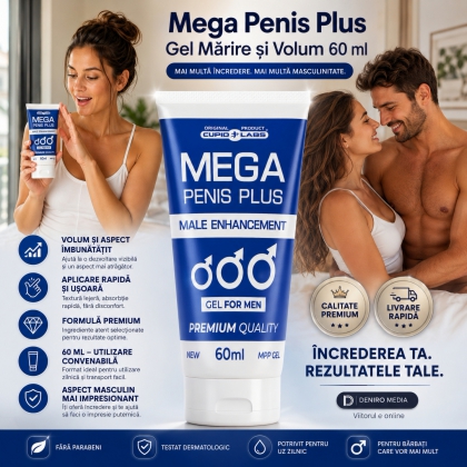 Pachet Parfum cu Feromoni Pheromen 15ml Și Gel Mărire Penis Mega Penis Plus 65ml