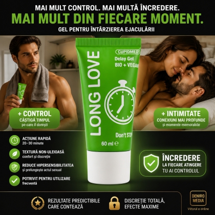 Pachet Pastile Libido Ladyagra 10capsule + Gel Ejaculare Precoce Long Love 50ml
