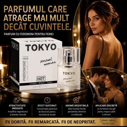 Parfum Cu Feromoni Femei Senzuale Tokyo 30ml