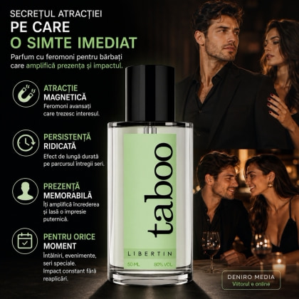 Parfum Feromoni Pentru Bărbați Taboo Libertin 50ml