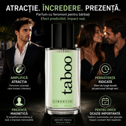Parfum Feromoni Pentru Bărbați Taboo Libertin 50ml