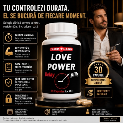 Pastile Ejaculare Precoce Love Power 30capsule