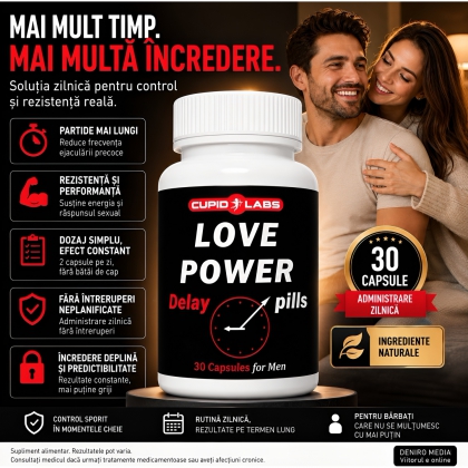 Pastile Ejaculare Precoce Love Power 30capsule