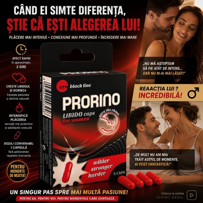 Pastile Femei Prorino Libido Caps 5 capsule