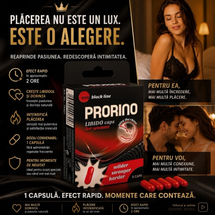 Pastile Femei Prorino Libido Caps 5 capsule