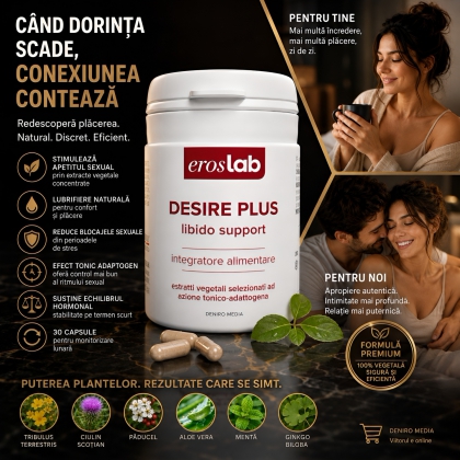 Pastile Libido Feminin Desire Plus 30 buc