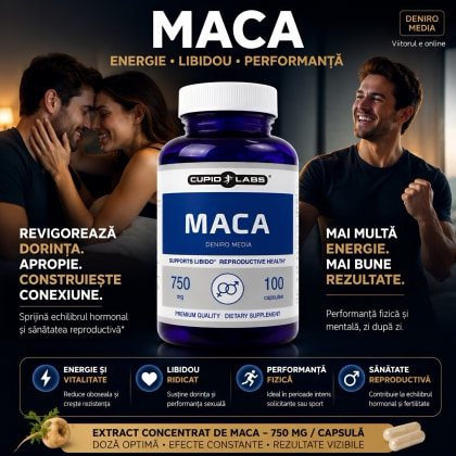 Pastile Maca 750mg 100 capsule