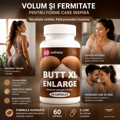 Pastile Mărirea Fundului XL 60capsule