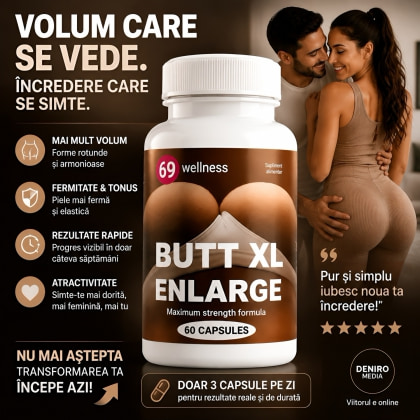 Pastile Mărirea Fundului XL 60capsule