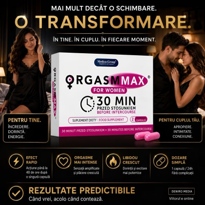 Pastile Orgasm Max Pentru Femei 2buc