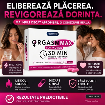 Pastile Orgasm Max Pentru Femei 2buc