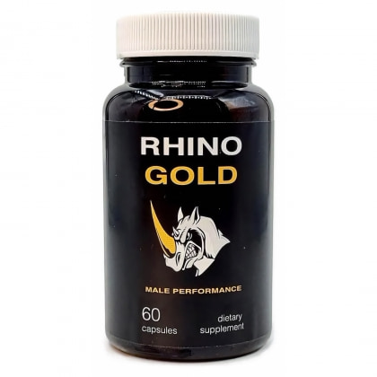 Pastile Rhino Gold Pentru Mărirea Penisului 60capsule