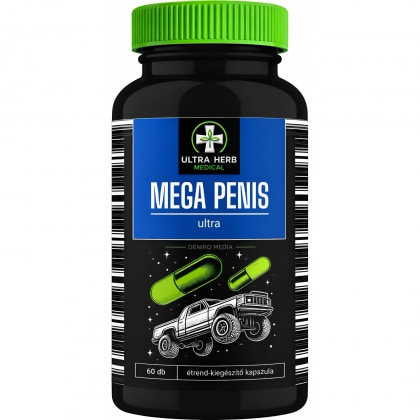 Pills Mega Penis Ultra — 60 Capsule, L-Arginină 600 Mg