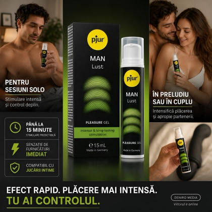 Pjur MAN Lust – Gel Stimulant Pentru Bărbați 15ml