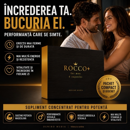 ROCCO Pills - 6 Capsule Pentru Potență Discretă