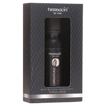 Roll On, Contur Ochi pentru Barbati, Camouflage, Herbacin, 15 ml