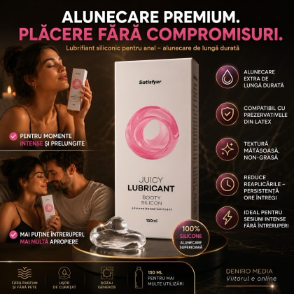 Satisfyer Lubrifiant siliconic - 150 ml, Alunecare Lungă